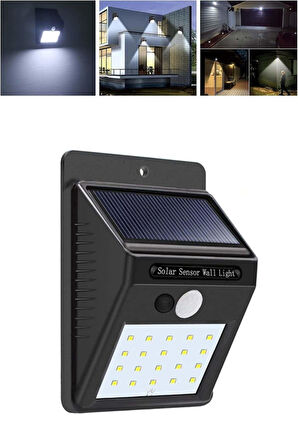 Solar Dekoratif Lambası Sensörlü Led Işık Bahçe Aydınlatma