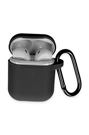 Airpods 2 (2.nesil) Hang Kılıf - Siyah-(5796)
