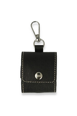 Airpods 2 (2.nesil) Askılı Kılıf - Siyah-(5796)