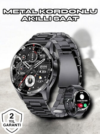 NFC ve Kablosuz Şarjlı Akıllı Saat EKG Nabız & Spor Modları ile iOS ve Android Uyumlu