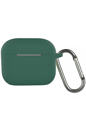 Airpods 4 (4.nesil) Hang Kılıf - Haki Yeşil-(5796)