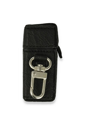 Airpods 2 (2.nesil) Deri Kılıf - Siyah-(5796)