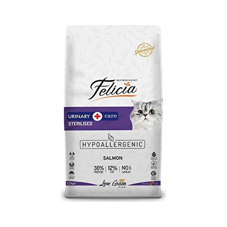 Felicia Az Tahıllı 12 Kg Sterilised Somonlu Hypoallergenic Kedi Maması