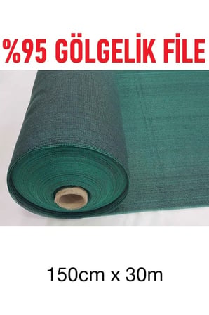 150 x 1500 cm ABKPLASTİK %95 Genişlik File, çit Filesi, çit Örtüsü, gölgelik