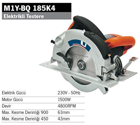 BQ 185K4 Elektrikli Sunta Kesme Makinesi / Daire Testeresi