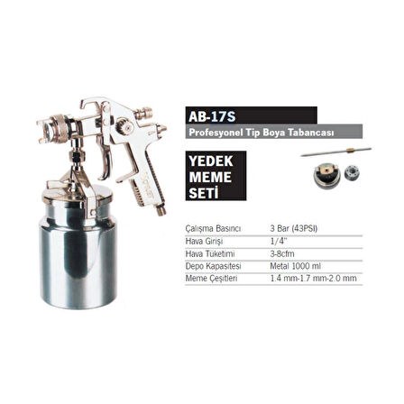 BOYA TABANCASI TAMİR TAKIMI (10 ADET) 