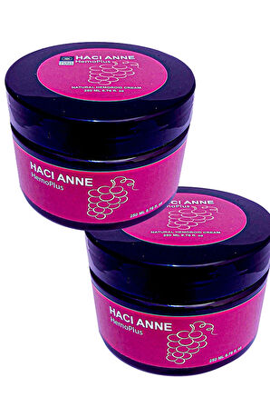 Hacı Anne Hem.oroid Sızıları Şişliği Azaltıcı Ağrı Ve Masaj Kremi 250 ml 2 Adet