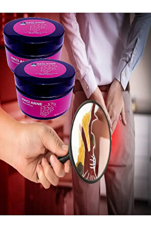 Hacı Anne Hem.oroid Sızıları Şişliği Azaltıcı Ağrı Ve Masaj Kremi 250 ml 2 Adet