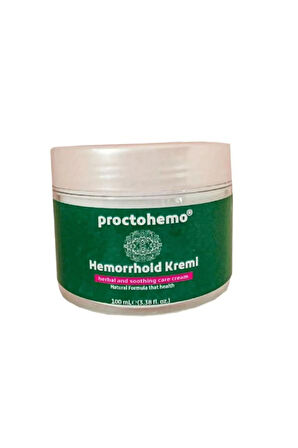 Proctohemo Hemeroid Sızı Akıntı Şişlik Giderici Masaj Bakım Kremi 100 ml