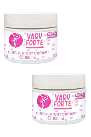 Vary Forte Varislerinize Karşı Rahatlatmaya Bakım ve Masaj Kremi 100 ml x 2 adet