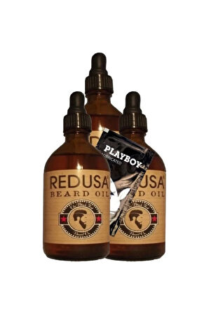 Redusa Beard Oil 3'lü Sakal Bakım Yağı 100 ml + Jel Hediye RIVER2:0333