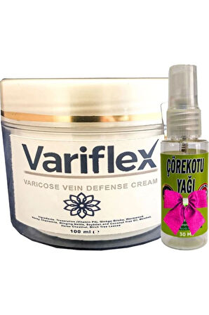 Variflex Krem Bacak Bakımı 100 ml Waris Kremi+ Hed. Iye 30 ml Çörek Otu Agri Yağı HAZN:017