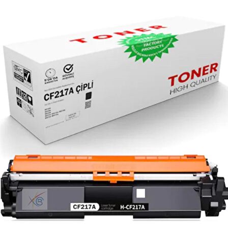 HP CF217A (17A) Muadil Siyah Toner M102/M130 (CHİPLİ) (2 K)