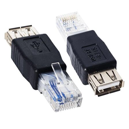 Dişi Usb Ethernet Aparat Çevirici Rj 45 dişi usb erkek internet j