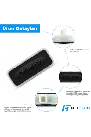 Renault Clio 4, Captur, Megane 2, Megane 3 ve Fluence Uyumlu Bagaj Açma Düğmesi Butonu Switch OEM 8200385515
