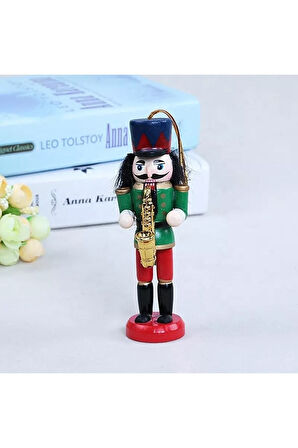 Nutcracker Fındıkkıran Yılbaşı Süsü 12cm Kurşunasker - 5'Li Set