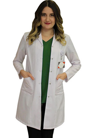 Klasik Yaka Kadın Doktor Önlüğü Hemşire