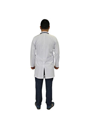  Hakim Yaka Erkek Doktor Önlüğü , Hemşir , Öğretmen , Lab Eczacı Laboratuvar Önlüğü , Beyaz Önlük