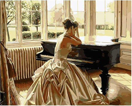 Sanat Düşü Çerçevesiz 40x50 Sayılarla Boyama Hobi Seti