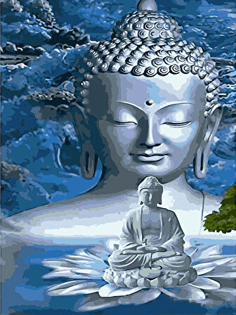 Buda Çerçevesiz 40x50 Sayılarla Boyama Hobi Seti
