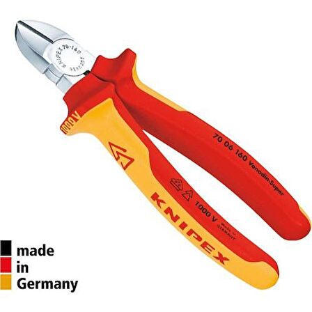 KNIPEX 70 06 180 VDE YAN KESKİ