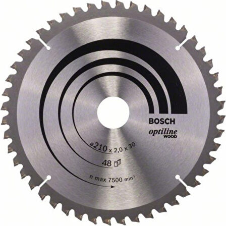 Bosch Optiline Wood 210 x 30 Mm 48 Diş 2608640430