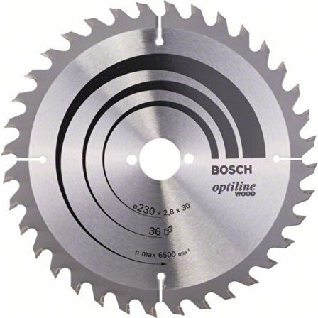 Bosch Optiline Wood 230 x 30 Mm 36 Diş 2608640628