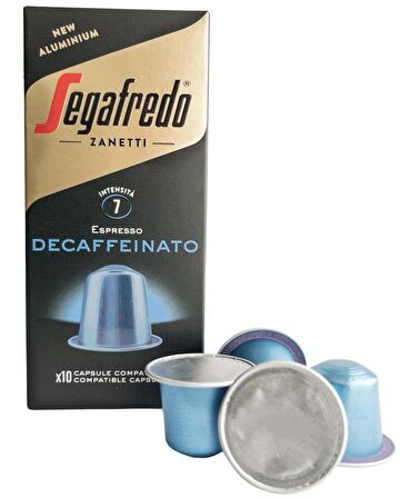 Segafredo Decaffeinato Nespresso Uyumlu Kapsül Kahve 10'lu Kutu