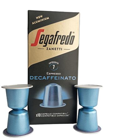 Segafredo Decaffeinato Nespresso Uyumlu Kapsül Kahve 10'lu Kutu