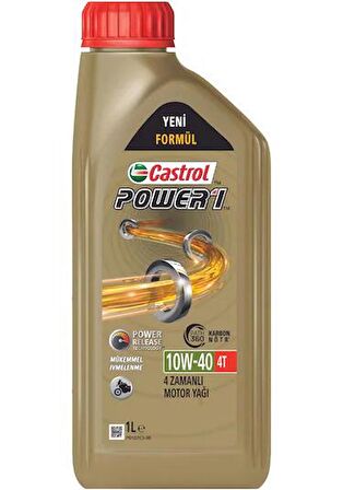 Castrol Motor Yağı Castrol Power 1 4T 10W40 1Lt Vitesli Motor