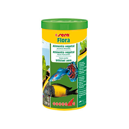 Sera Flora Bitkisel Pul Yem 1000 ml 210 gr