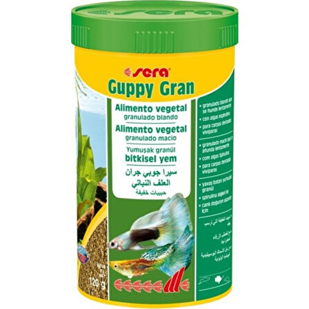 Sera Guppy Gran Lepistes Yemi 250 ml 120 gr