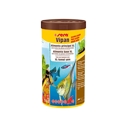 Sera Vipan Large XL Pul Balık Yemi 1000ml 210 gr