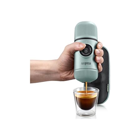 Wacaco Nanopresso Manuel Espresso Makinesi Buz Mavisi