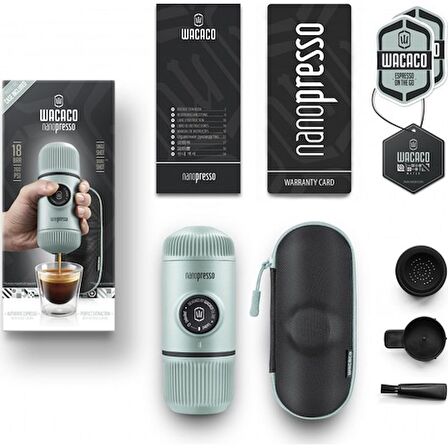 Wacaco Nanopresso Manuel Espresso Makinesi Buz Mavisi