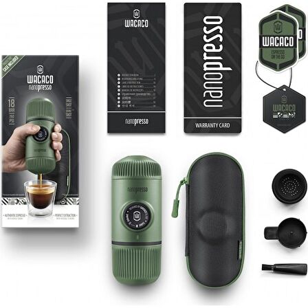 Wacaco Nanopresso Manuel Espresso Makinesi Yeşil