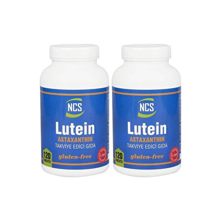 Ncs Lutein 15 Mg 120 Tablet Astaxanthın Astaksantin 12 Mg x 2 Adet