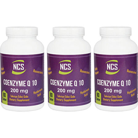Ncs Coenzyme Q-10 200 Mg 90 Tablet x 3 Adet