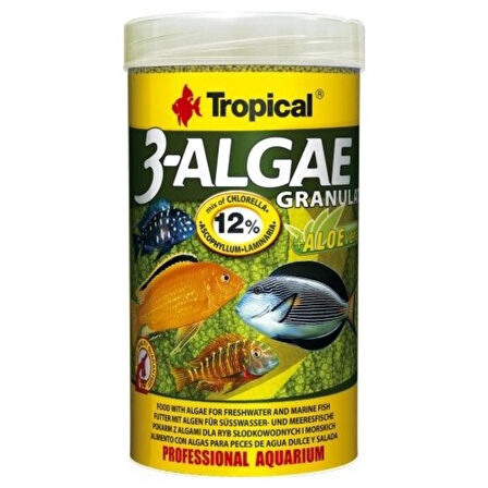 Tropical 3-Algae Granulat 100Gr (Açık)