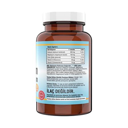 Ncs Vitamin C 1000 Mg Beta Glukan 120 Tablet Kalsiyum Magnezyum Çinko 120 Tablet