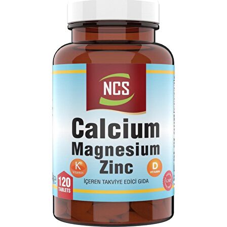 Ncs Vitamin C 1000 Mg Beta Glukan 120 Tablet Kalsiyum Magnezyum Çinko 120 Tablet