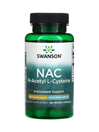 Swanson, NAC, N-Acetyl L-Cysteine, 600 mg, 60 Veggie Capsules