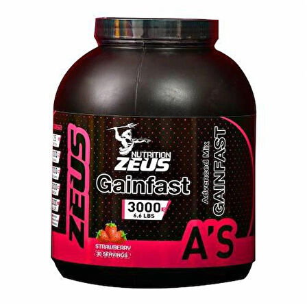 Zeus Nutrıtıon Gainfast 3000Gr-Kurabiye-Aroma