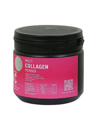 Zeus Nutrition Multi Collagen Powder 300 Gr-Çilek