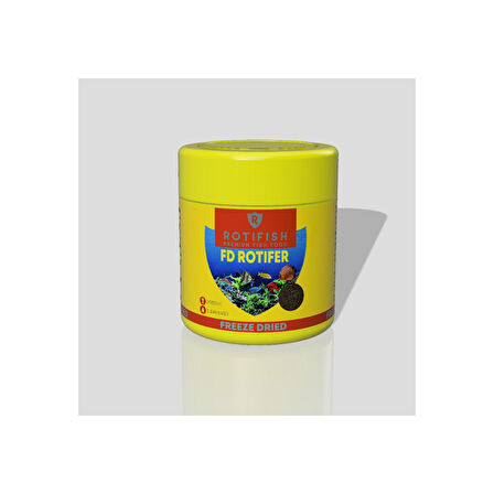 Rotifish Fd Rotifer Kurutulmuş Doğal Balık Yemi 50 ml 7 gr