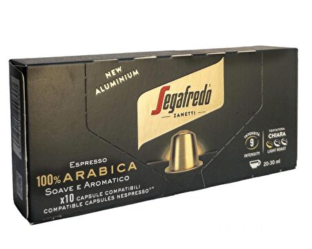 Segafredo %100 Arabica Nespresso Uyumlu Kapsül Kahve 30'lu