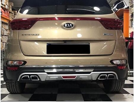 Kia sportage ön ve arka tampon koruma difüzör 2019+ makyajlı kasa uyumlu