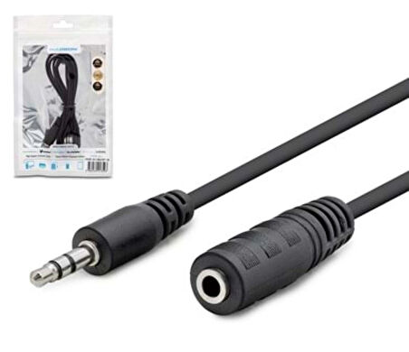HADRON HDX1004 (4358) 1,2 METRE Erkek Dişi Aux Kablo Aux Uzatma Kablo M/f 1.2 M