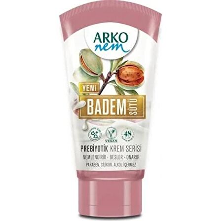 Arko Badem Sütü Prebiyotik Krem 60 ml