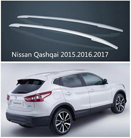 Nissan qashqai tavan kenar rayı çıtası oem krom 2014-2021 8v